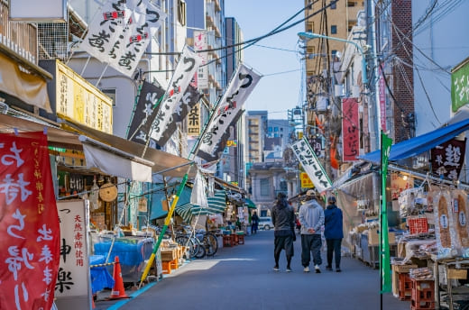 築地周辺のおすすめスポット「築地場外市場」